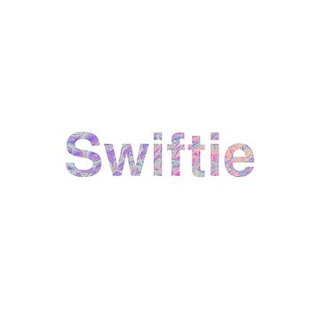 Taylor Swift Inspired Floral Swiftie Kiss Cut Sticker, swiftie stickers