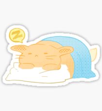 Orange Comic Hase Sticker