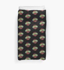 Neon Blips and Chits Logo Duvet Cover