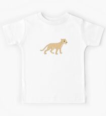 Gefleckte große Katze Kinder T-Shirt