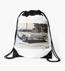 Supercharged car Drawstring Bag