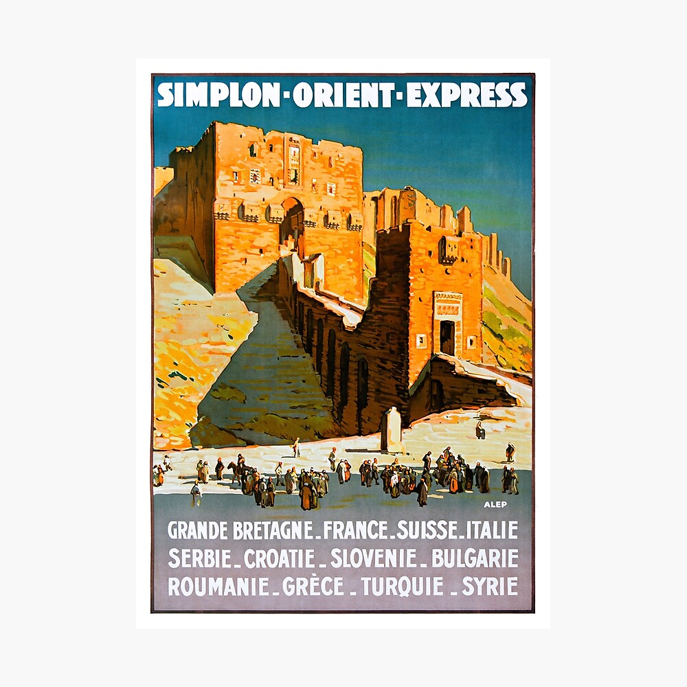 1927 La Syrie et le liban Art Travel Advertisement Poster Print
