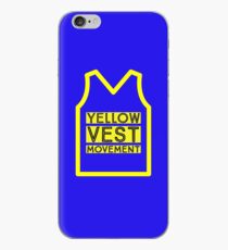 Vinilo o funda para iPhone Apoyamos el Movimiento Chaleco Amarillo en Francia.