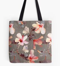 Korallen Hibiskus Tote Bag