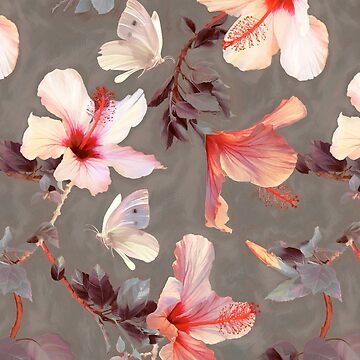 Artwork thumbnail, Coral Hibiscus by micklyn
