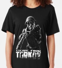 Escape from Tarkov "This is for you" Black Slim Fit T-Shirt