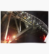 Sydney Harbour Bridge at Night Poster