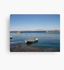THASSOS TOWN HARBOUR. 2 Leinwanddruck