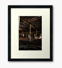 Communal Room - Abandoned Woogaroo Mental Asylum Framed Print