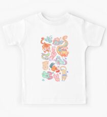 Chinesische Tiere des Jahres Kinder T-Shirt