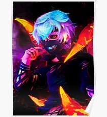 Neon bright Ghoul Poster