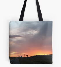Wyoming Sunset Tote Bag