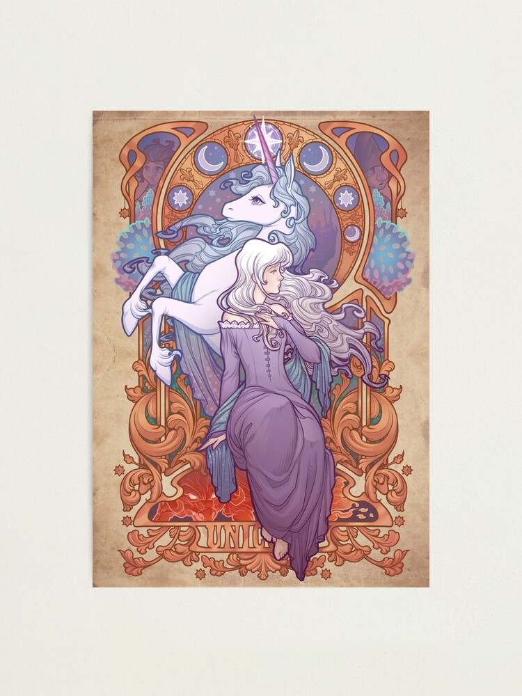Alternate view of Lady Amalthea - The Last Unicorn Photographic Print