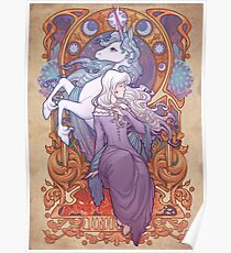 Lady Amalthea - The Last Unicorn Poster