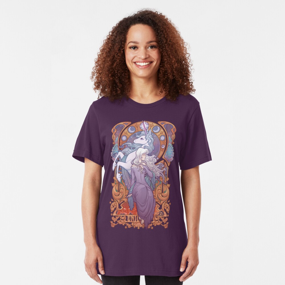 Lady Amalthea - The Last Unicorn Slim Fit T-Shirt