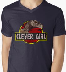 Clever Girl Men's V-Neck T-Shirt