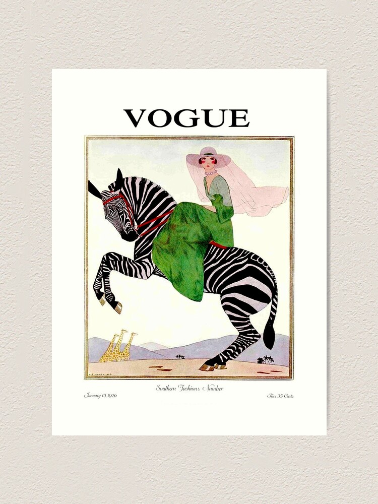 Alternate view of VOGUE : Vintage 1926 Magazine Advertising print Art Print
