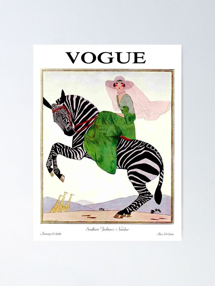Alternative Ansicht von VOGUE: Jahrgang 1926 Werbedruck Poster