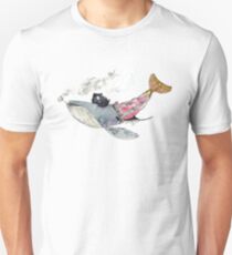 Camiseta ajustada Ballena pirata