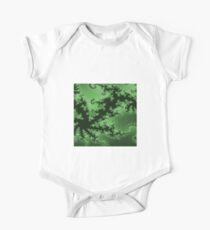Green Swirl Short Sleeve Baby One-Piece