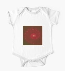 Red Tunnel Short Sleeve Baby One-Piece