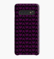 Ethnic blocks, on deep Pink Case/Skin for Samsung Galaxy