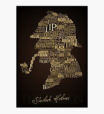 Sherlock Holmes The Canon Photographic Print