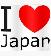 I love Japan Poster
