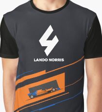 Lando Norris 4 Grafik T-Shirt
