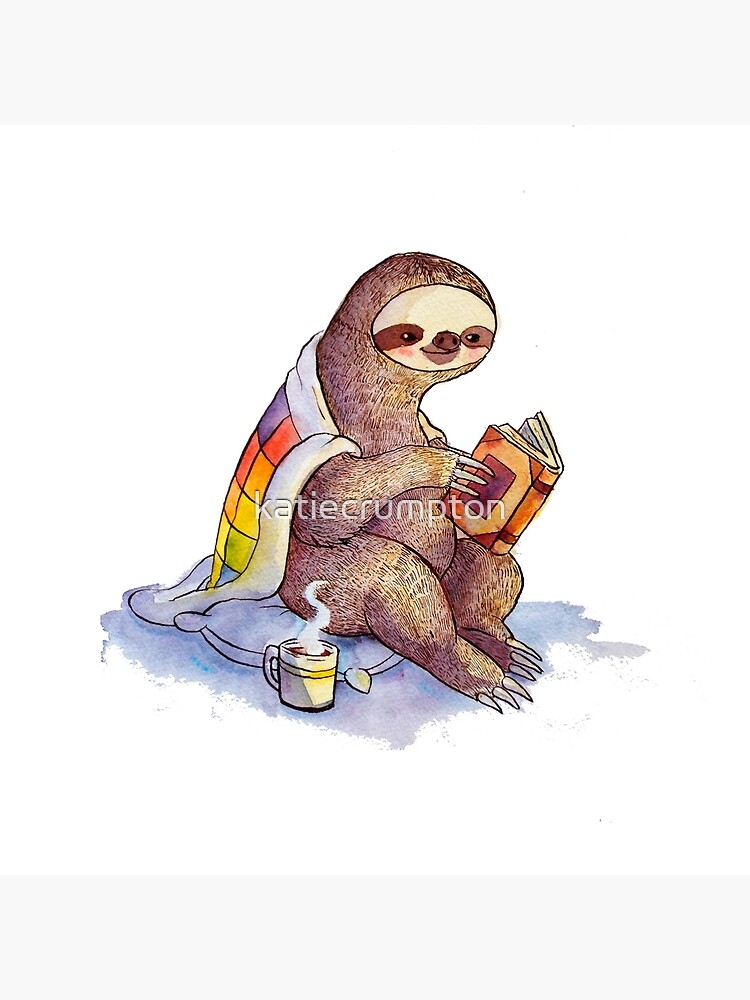 Cozy Sloth by katiecrumpton