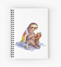 Cozy Sloth Spiral Notebook