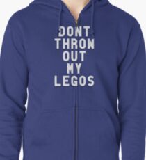 Don't throw out my Legos - AJR Zipped Hoodie