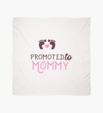Mamma, zum für neue Mamma zu sein befördert zu Mami-Geschenkentwurf Tuch
