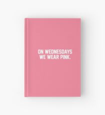 Cuaderno de tapa dura Vestimos rosa los miércoles