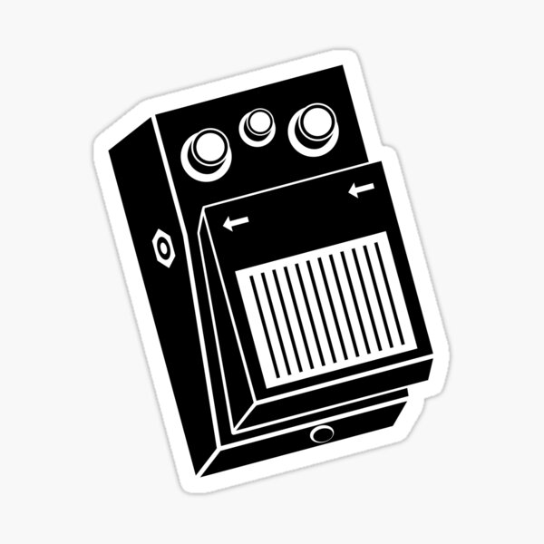 Guitar Effects Pedal Sticker