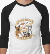 Be A Snack Leader Not a Pack Leader Men's Baseball ¾ T-Shirt