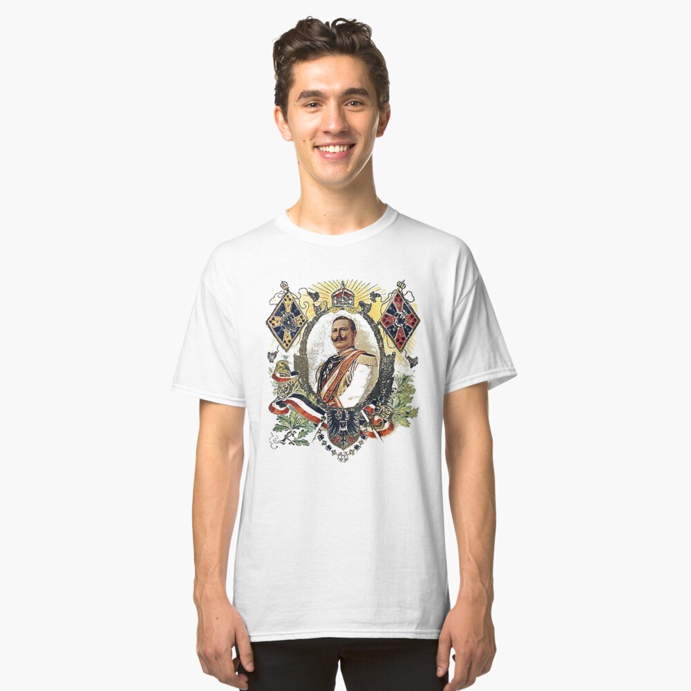 Kaiser Wilhelm II patriotic WWI card Classic T-Shirt