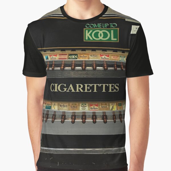 Cigarette Vending Machine - Come up to Kook Graphic T-Shirt