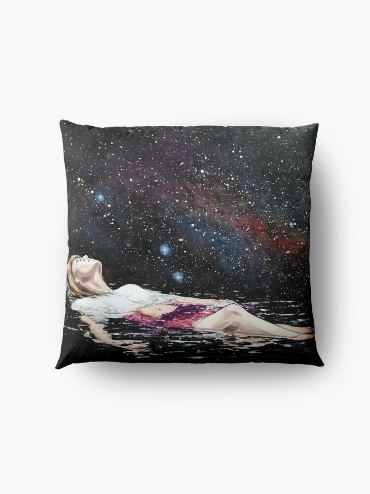 Alternate view of drifting Floor Pillow