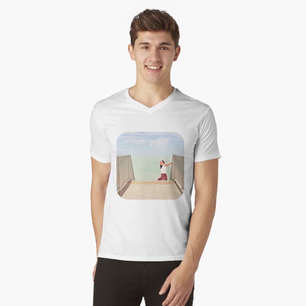 Merry at Machans V-Neck T-Shirt