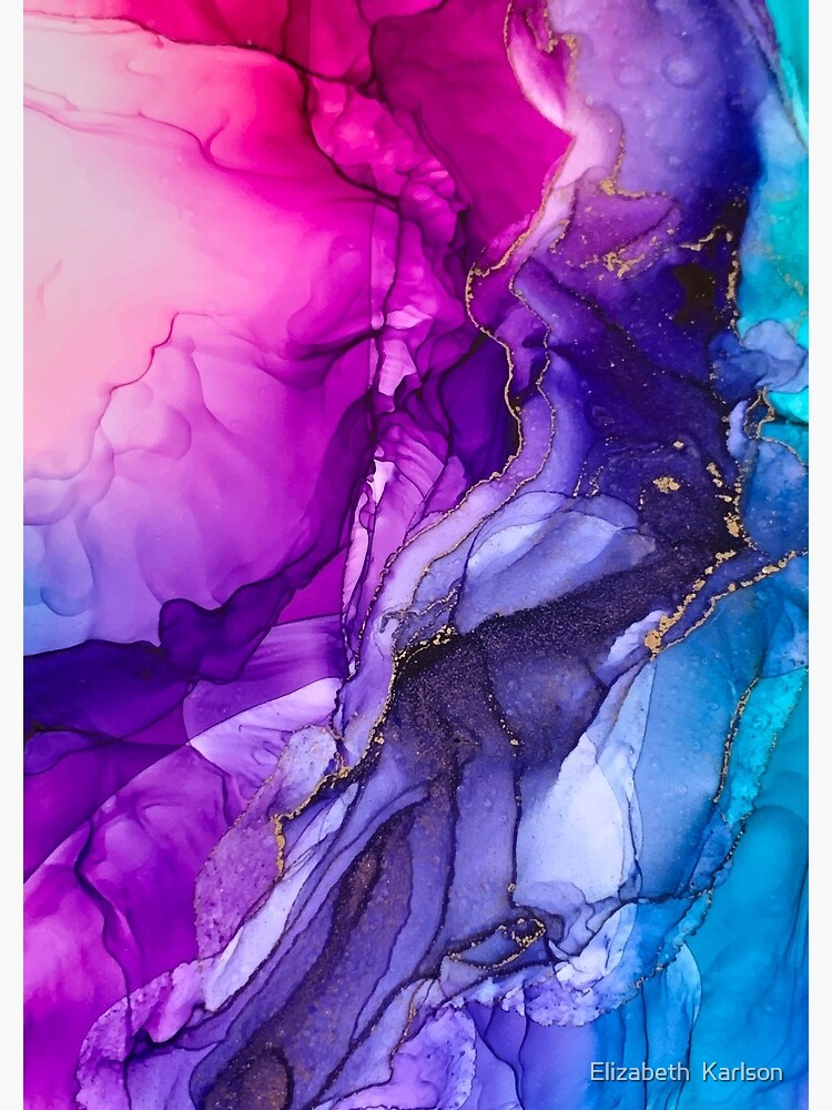 Abstract Vibrant Rainbow Ombre by LSchulz19