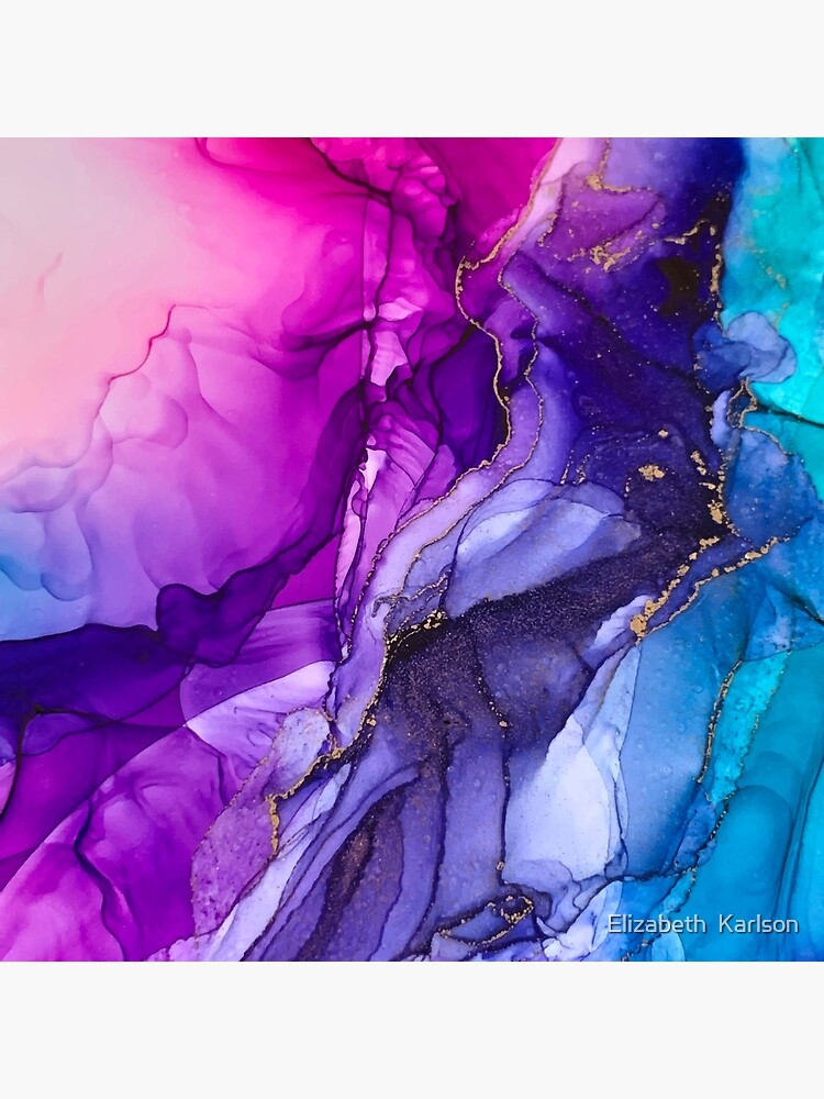 Abstract Vibrant Rainbow Ombre by LSchulz19