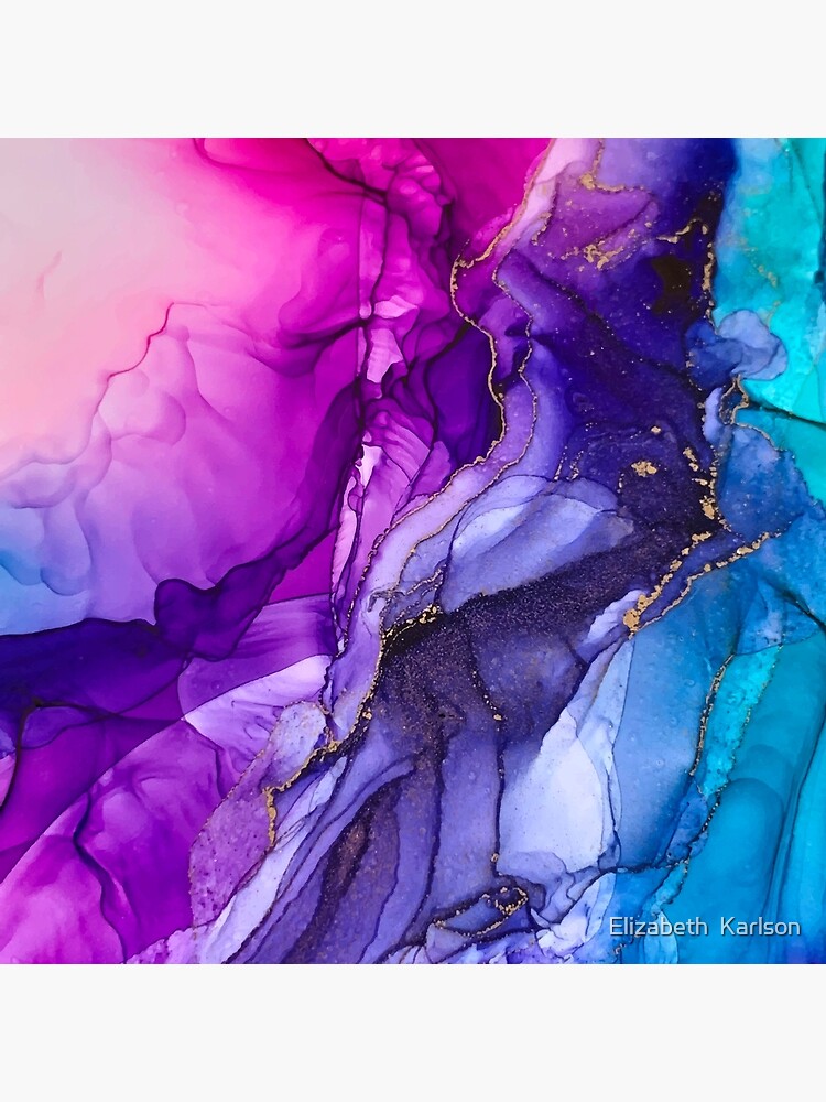 Abstract Vibrant Rainbow Ombre by LSchulz19
