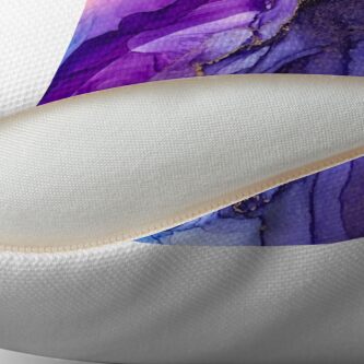 Alternate view of Abstract Vibrant Rainbow Ombre Floor Pillow