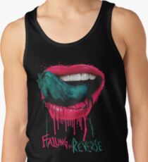 Umgekehrt fallen - Drippy Lips - Bottom Logo Tank Top