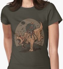 Triceratops CowBot Women's Fitted T-Shirt