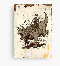 Triceratops CowBot Canvas Print