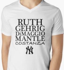 Costanza - Yankees Men's V-Neck T-Shirt
