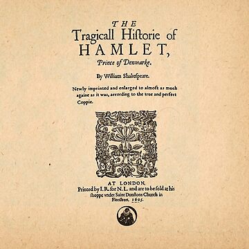Artwork thumbnail, Shakespeare's Hamlet Front Piece by incognitagal