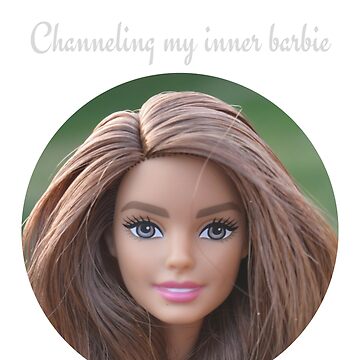 Inner barbie teen, with gray text | Tapestry